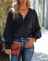 True Story Satin Blouse SKIE-001